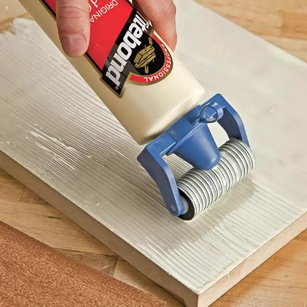 Botella pegamento rockler con rodillo