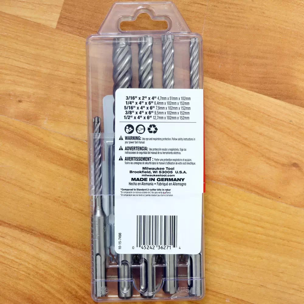 Brocas SDS concreto con varilla