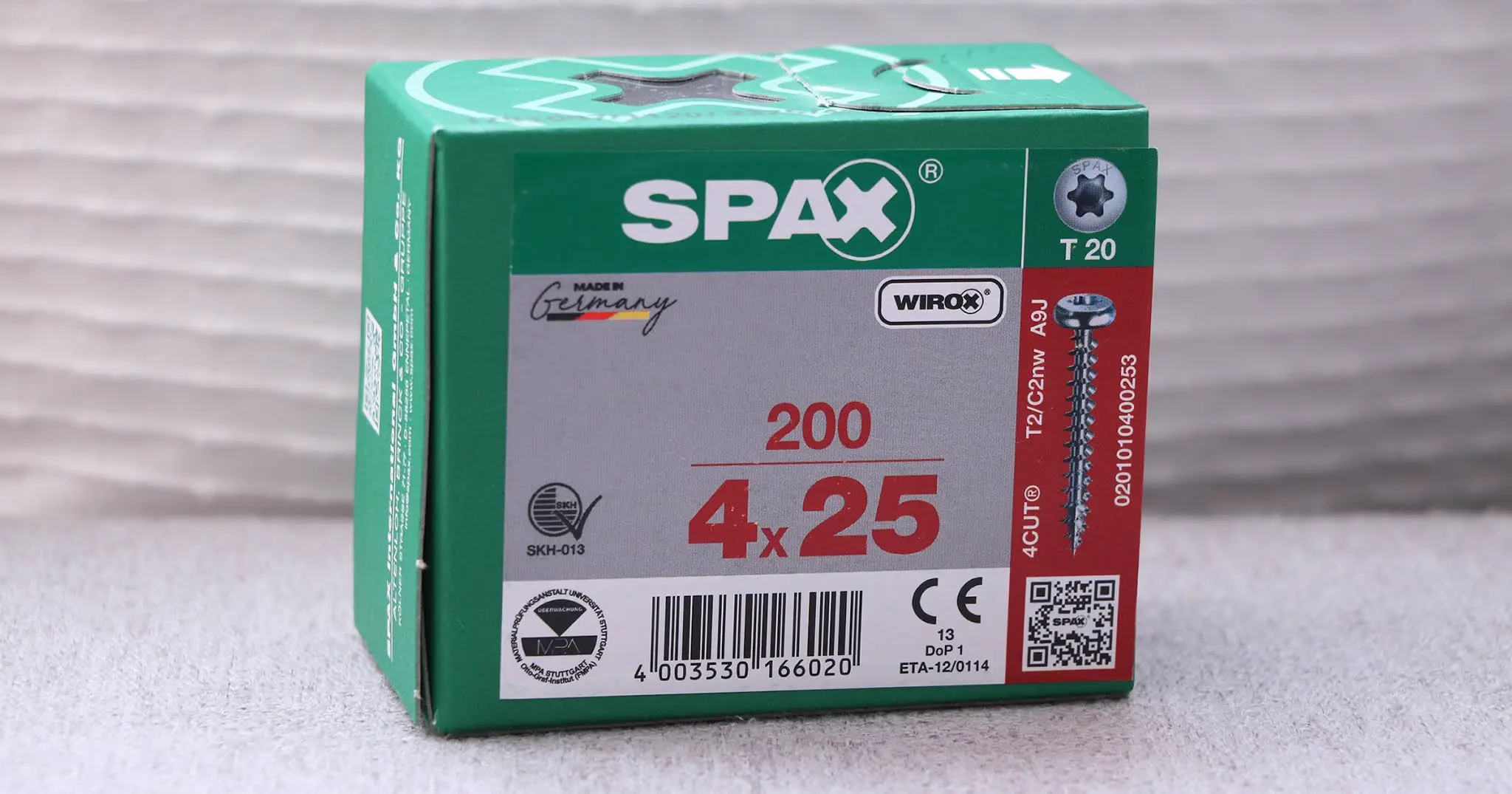 Spax R0043 Spax 4.0 x 25 mm, CP, T20 ($43.000) - Taller En Casa
