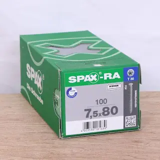 Spax-RA 7,5 x 80 mm, T30
